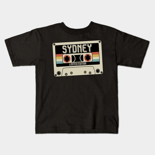 Sydney - Limited Edition - Vintage Style Kids T-Shirt by Debbie Art